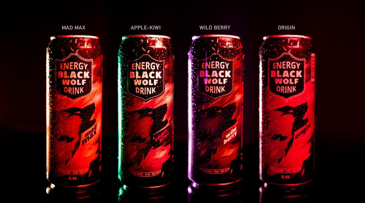 Black WOLF энергетический напиток энергетик